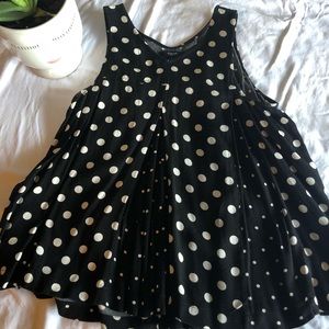 Madewell Polkadot Swing Tank